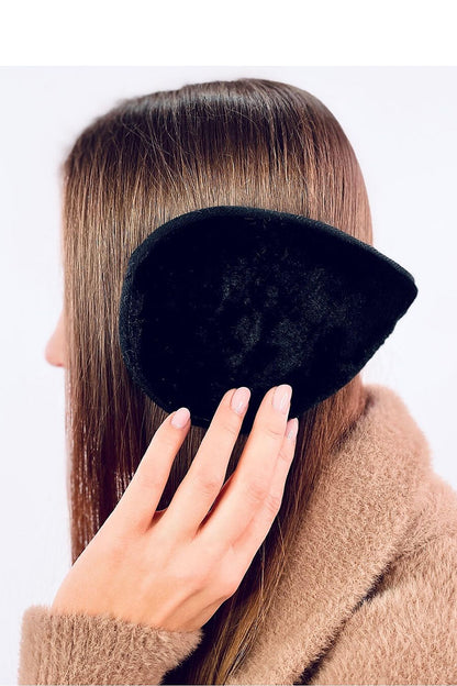 Stylish and versatile Inello Women's Fur Earmuffs, made of 100% polyester for a snug fit and luxurious warmth during cold weather.
