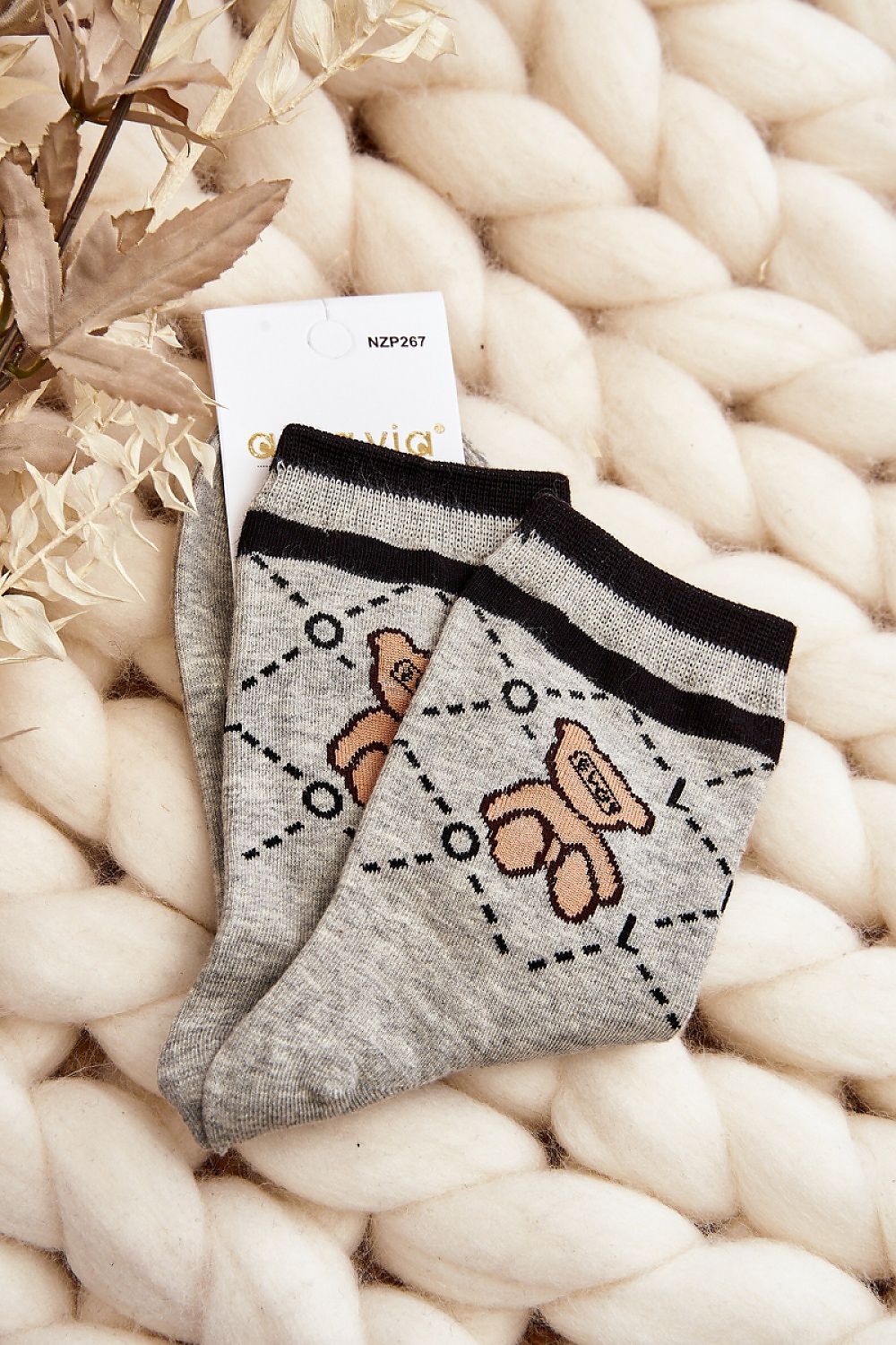 Luxury women's cotton ankle socks from Step in Style, perfect for warm and cozy Christmas gift essentials.