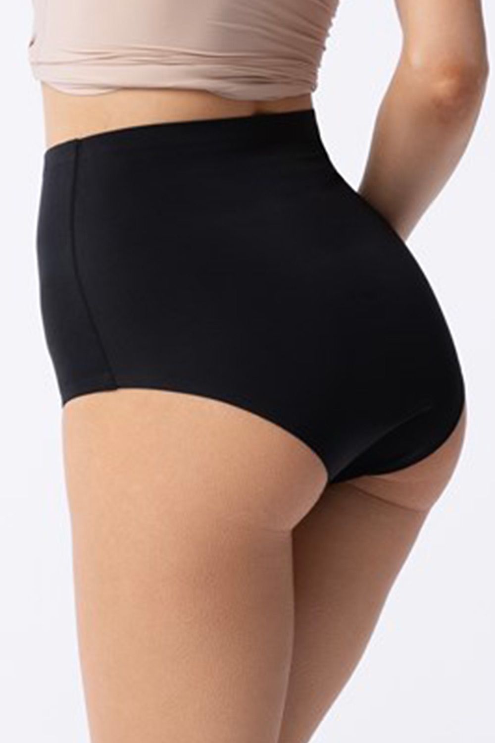 Julimex Amber Maxi High Women's Control Panties showcasing seamless comfort and a luxurious shaping effect for an elegant silhouette.