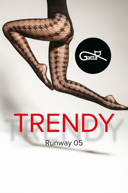 Stylish Gatta mesh tights for women in cabaret design, showcasing luxurious patterns made from durable polyamide and spandex fabric in EU sizes 3/4 M/L.