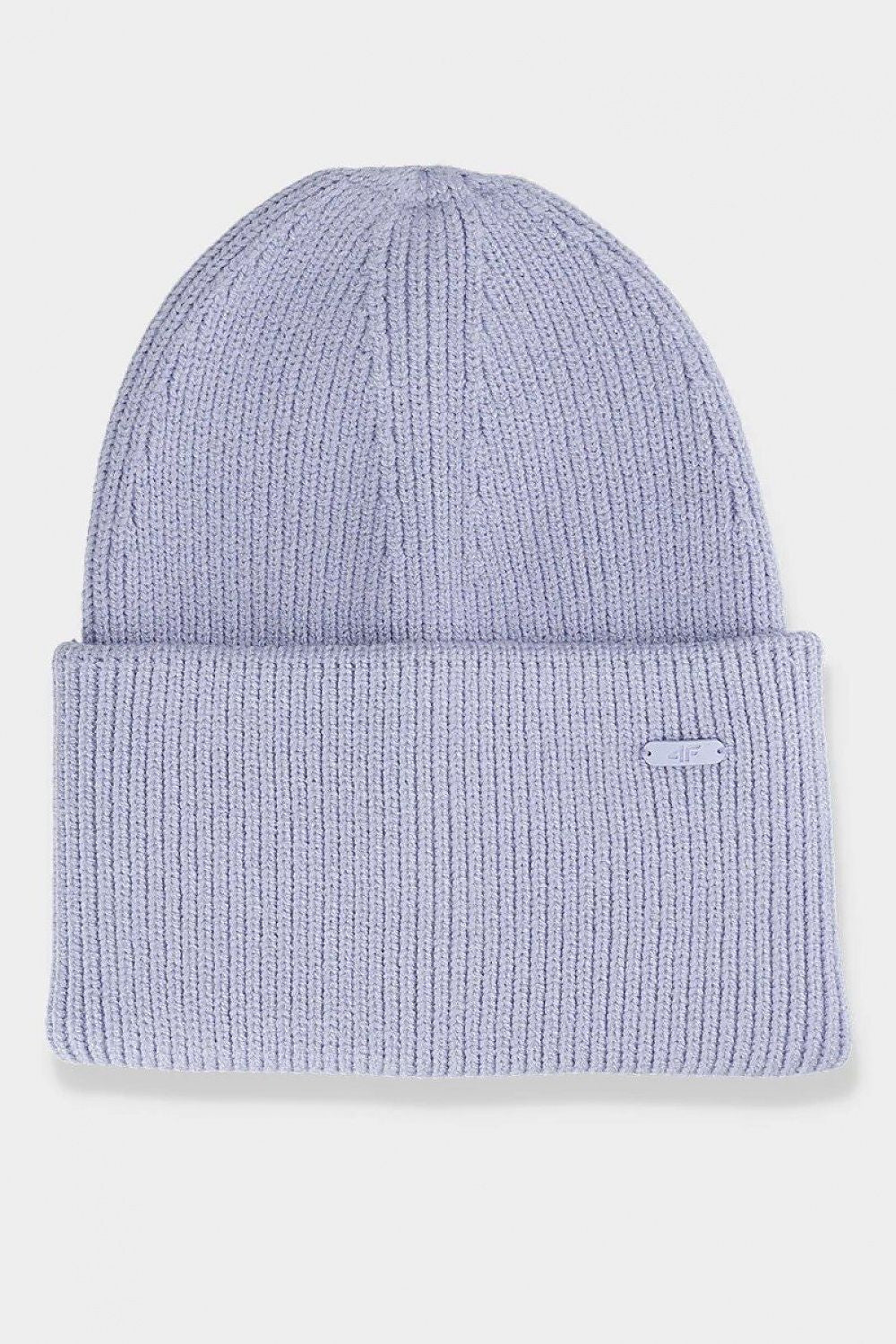 4F stylish winter beanie featuring a single-layer design crafted from a luxurious 50% viscose blend for ultimate warmth and comfort.
