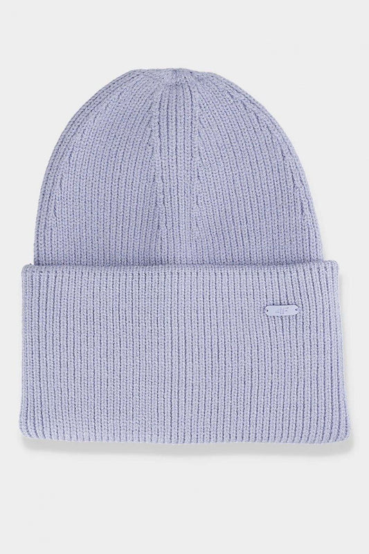 4F stylish winter beanie featuring a single-layer design crafted from a luxurious 50% viscose blend for ultimate warmth and comfort.