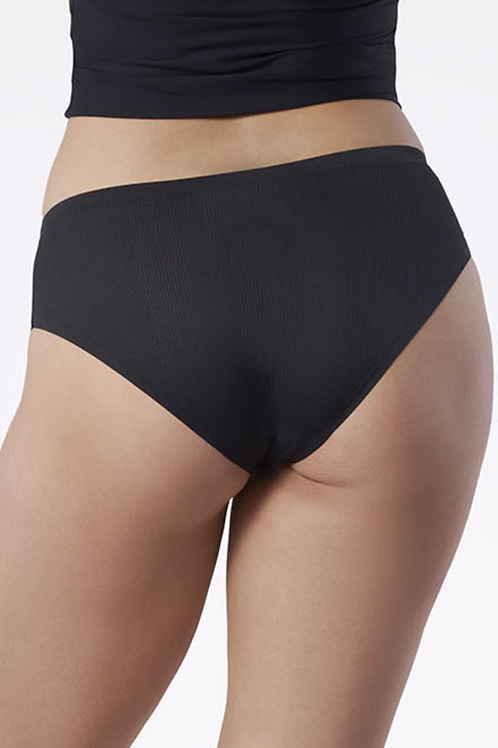 Close-up view of Julimex Avia Women's Full Cut Panties highlighting the soft knit fabric and feminine design.
