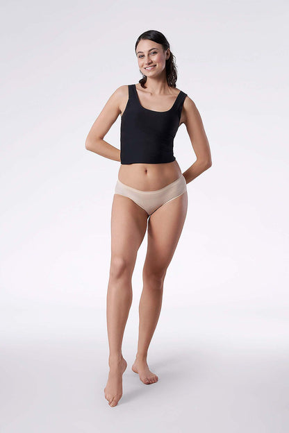 Julimex Avia Women's Comfort Full Cut Panties featuring breathable material with Invisible Line Technology, elegantly designed for a luxurious feel and perfect fit, showcasing sophistication and comfort for everyday wear.