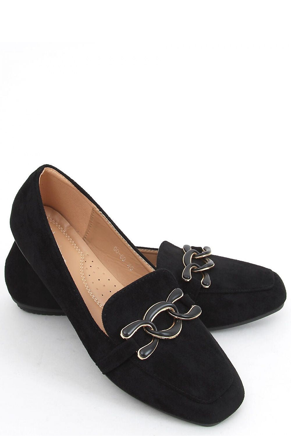 Luxury women's suede moccasins with square toes and cushion insole by Inello, elegantly showcasing minimalist design and stylish decoration.