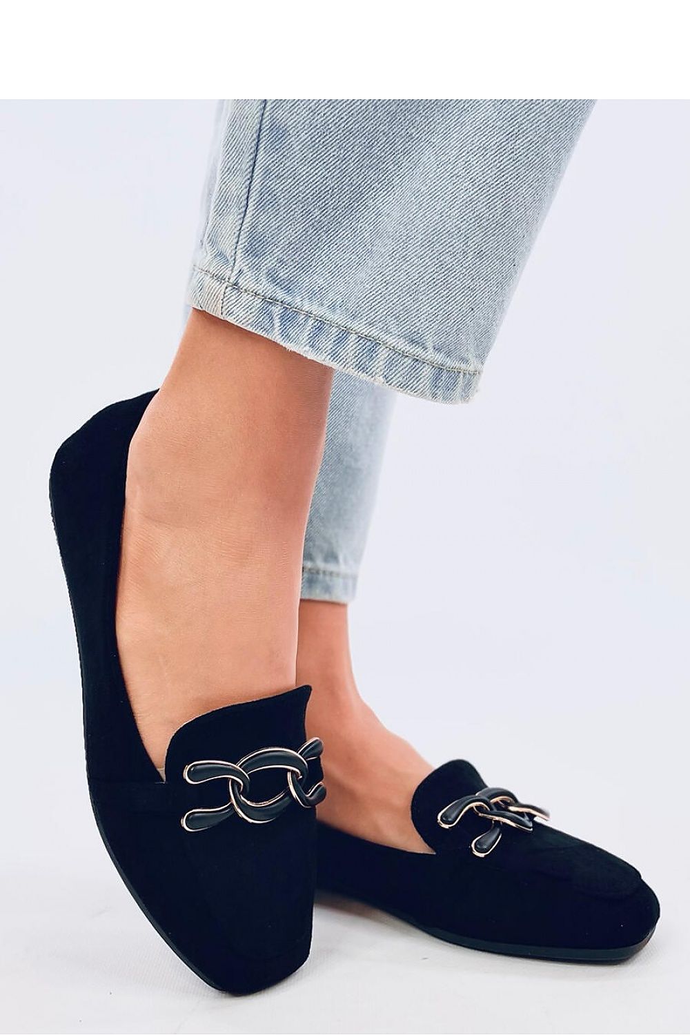 Chic and comfortable women's moccasins by Inello in luxurious suede, designed with a square toe and plush cushion insole for utmost comfort.