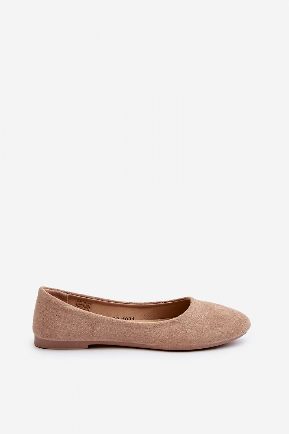 Elegant Eco-Suede Ballet Flats by Step in Style, featuring a luxurious soft leather insole for ultimate comfort and a chic design perfect for any occasion.