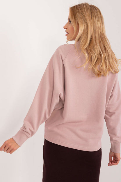 Sublevel women's embroidered sweatshirt, an ideal blend of comfort and style for conscious fashion lovers.