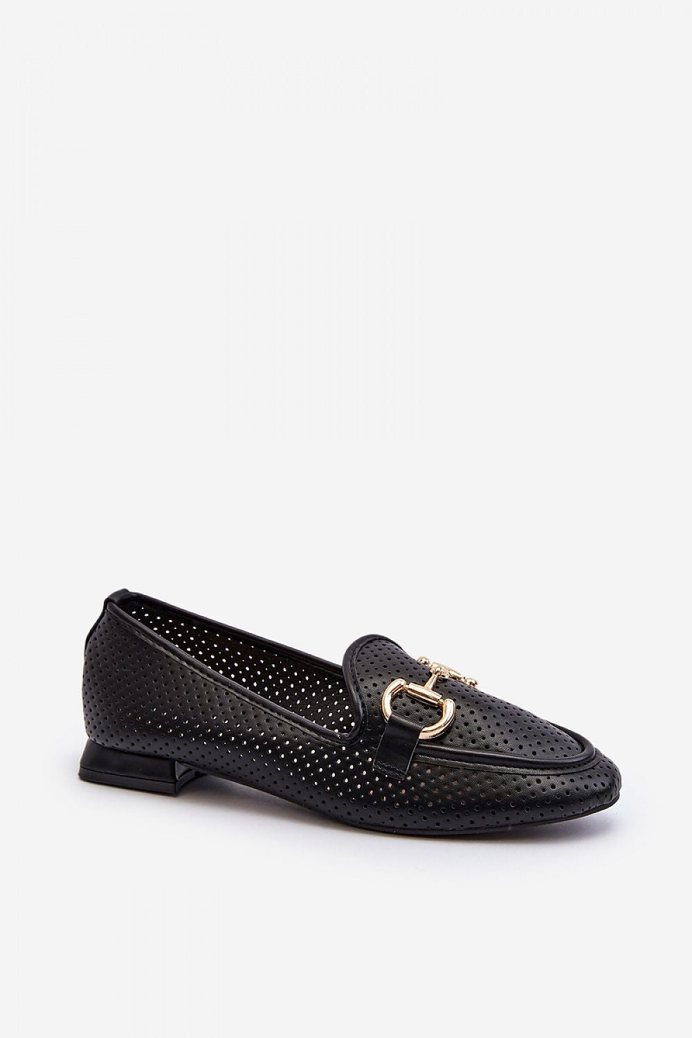 Elegant eco leather moccasin slip-ons by Step in Style featuring unique front ornament and comfortable insole, perfect for stylish ensembles.