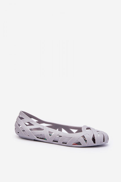 Sophisticated luxury ballerina flats for women, made from rubber by Step in Style, perfect for warm weather with a chic flat heel.