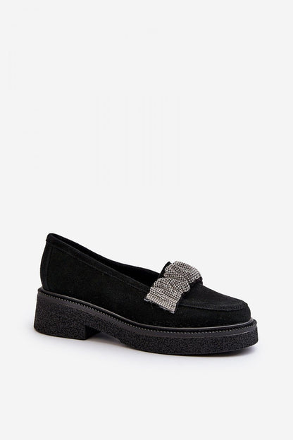 Stylish women's leather moccasins from Step in Style, highlighting the exquisite comfort insole and elegant silhouette, suitable for any elegant wardrobe.
