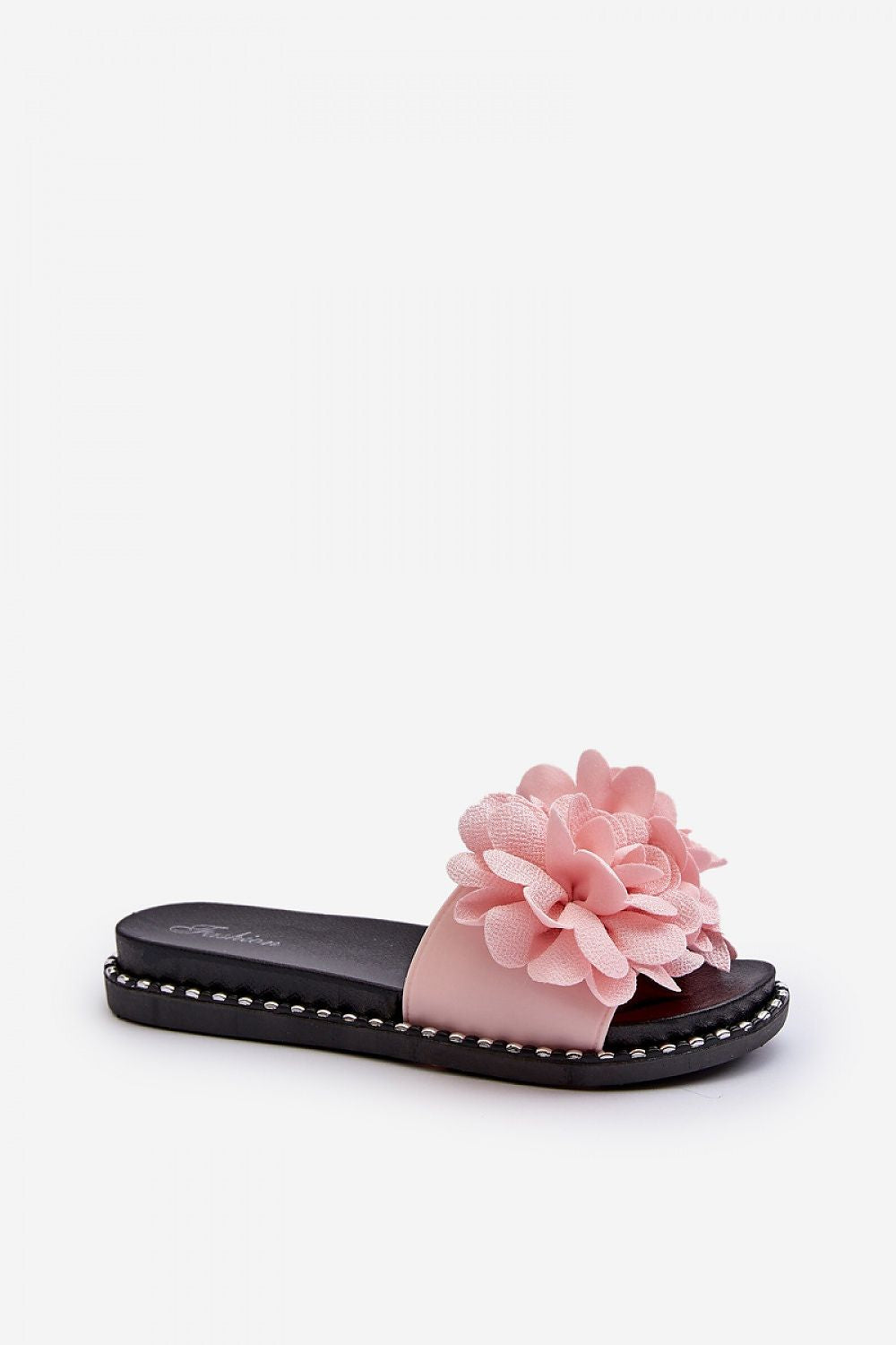 Chic women's flip-flops by Step in Style, adorned with striking decorations and featuring a comfortable rubber sole for effortless sophistication.