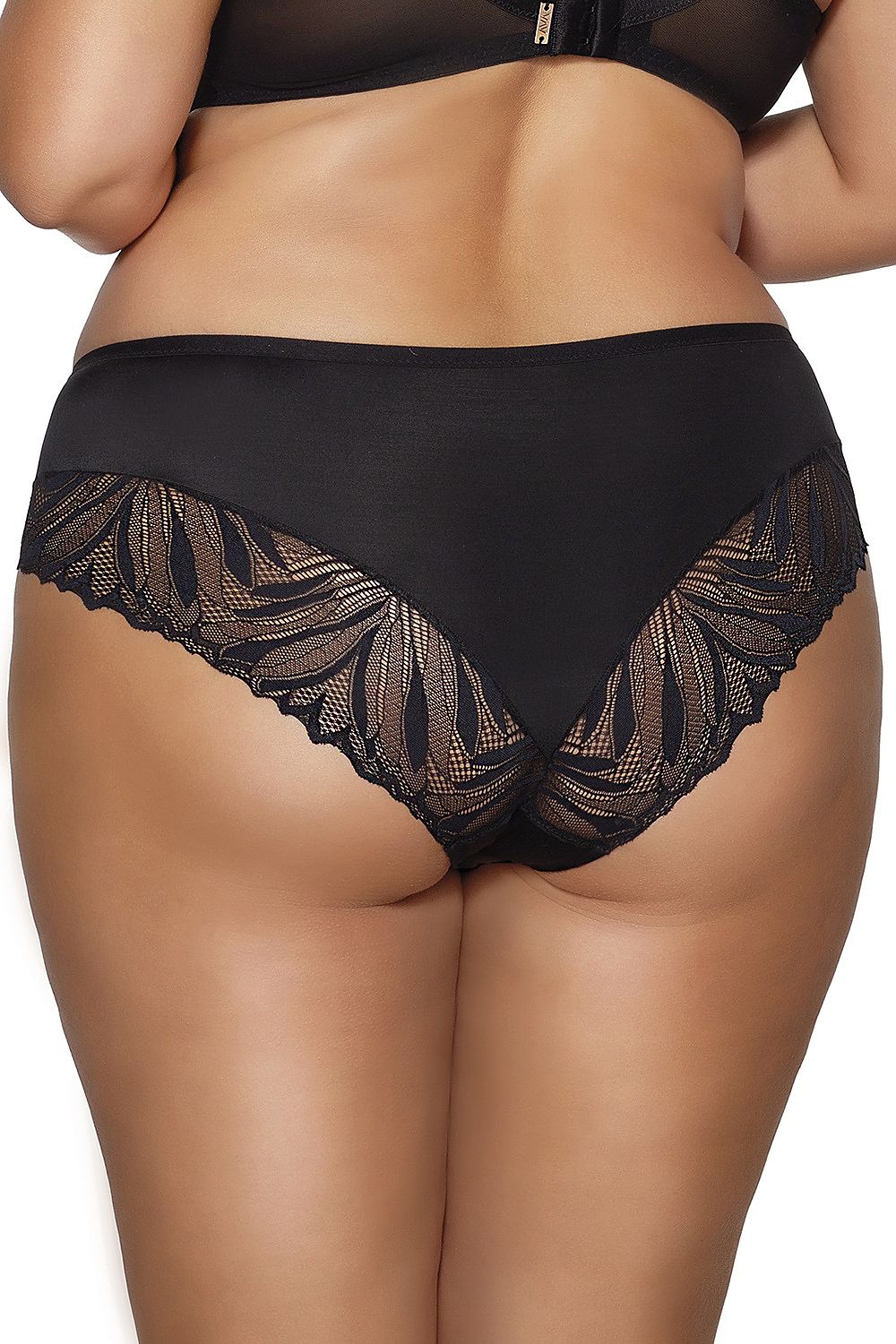 Elegant black lace detailing of the Ava Yasemin 2106 Panties, showcasing premium craftsmanship by designer Ava.
