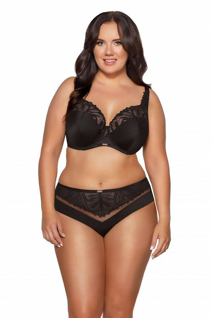 Elegant floral lace semi-soft Ava Yasemin bra from Ava, part of the AV 2105 Collection, showcasing luxurious padded comfort.