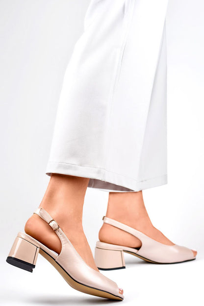 Stylish PRIMO block heel pumps featuring a 6cm heel and breathable natural leather insole, ideal for comfort and sophistication.