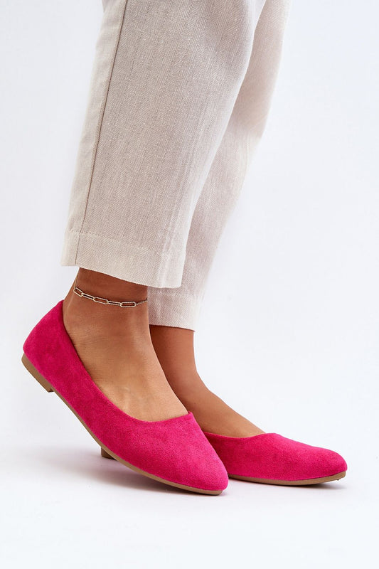 Elegant Eco-Suede Ballet Flats with Luxe Leather Insole by Step in Style, showcasing minimalist design and superior comfort perfect for any occasion.