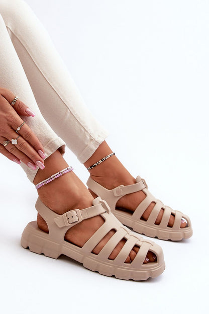 Chic and comfortable foam sandals for women by Step in style, ideal summer footwear for poolside elegance.