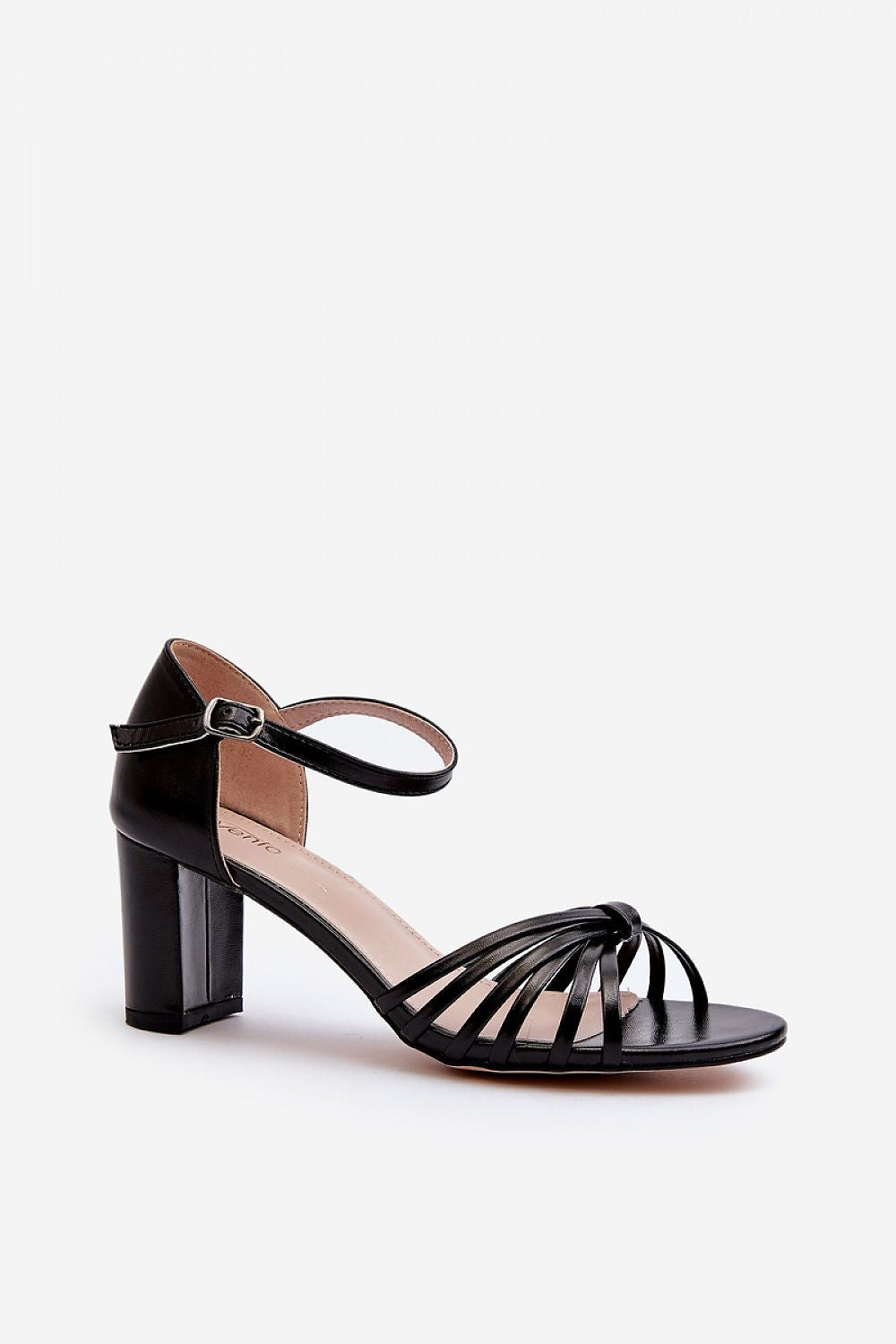 Luxurious women's stiletto heel sandals from Step in Style, featuring delicate straps and a comfortable leather footbed, ideal for elegant occasions.