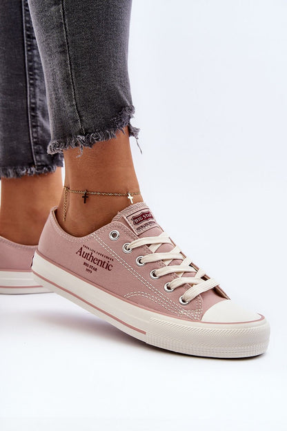 Close-up view of Step in Style women's textile sneakers showcasing high-quality fabric and exceptional craftsmanship.