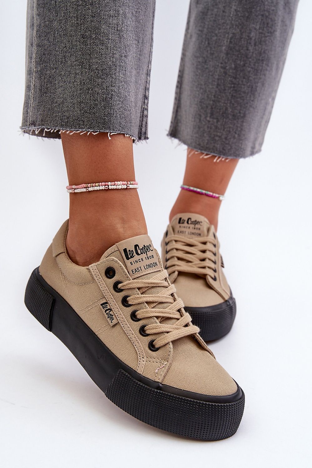 Chic Lee Cooper Women's Chunky Platform Sneakers showcased; designed for style and comfort by Step in Style, ideal for a luxurious look.