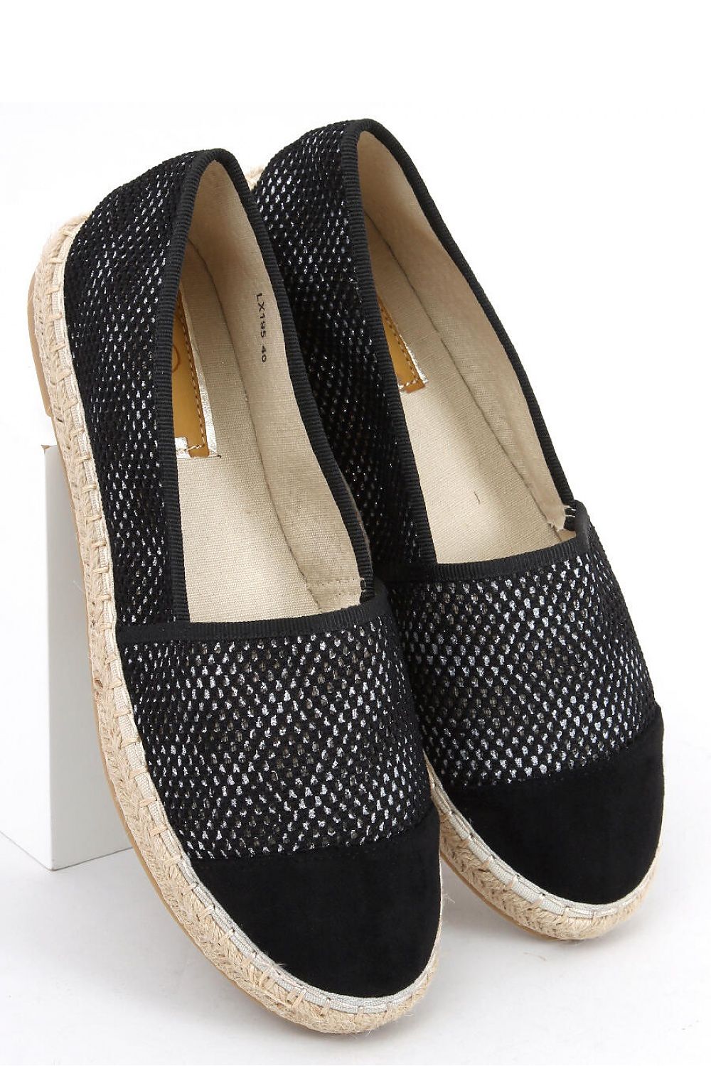Inello women's luxurious eco-friendly suede and mesh espadrilles showcasing timeless elegance for fashionable summer styling.