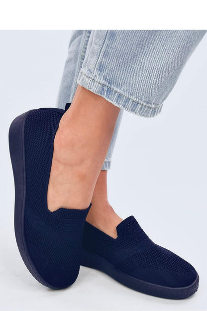 Luxury women's slip-on sneakers by Inello featuring lightweight and airy fabric with an elegant openwork design, perfect for stylish comfort and casual wear.