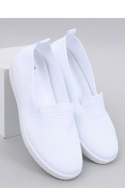 Elegant Women's Lightweight Slip-On Sneakers by Inello showcasing airy sock-like fabric in a subtle openwork pattern, perfect for casual luxury.