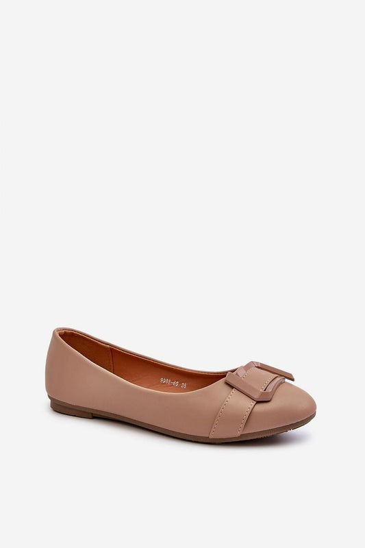 Stylish women’s ballet flats in eco leather featuring delicate rounded nose and chic strap design by Step in Style, ideal for versatile outfit pairing.