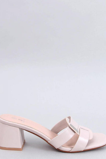 Luxurious Inello women's flip-flops featuring elegant design with a 6 cm eco-friendly leather heel, perfect for special occasions.