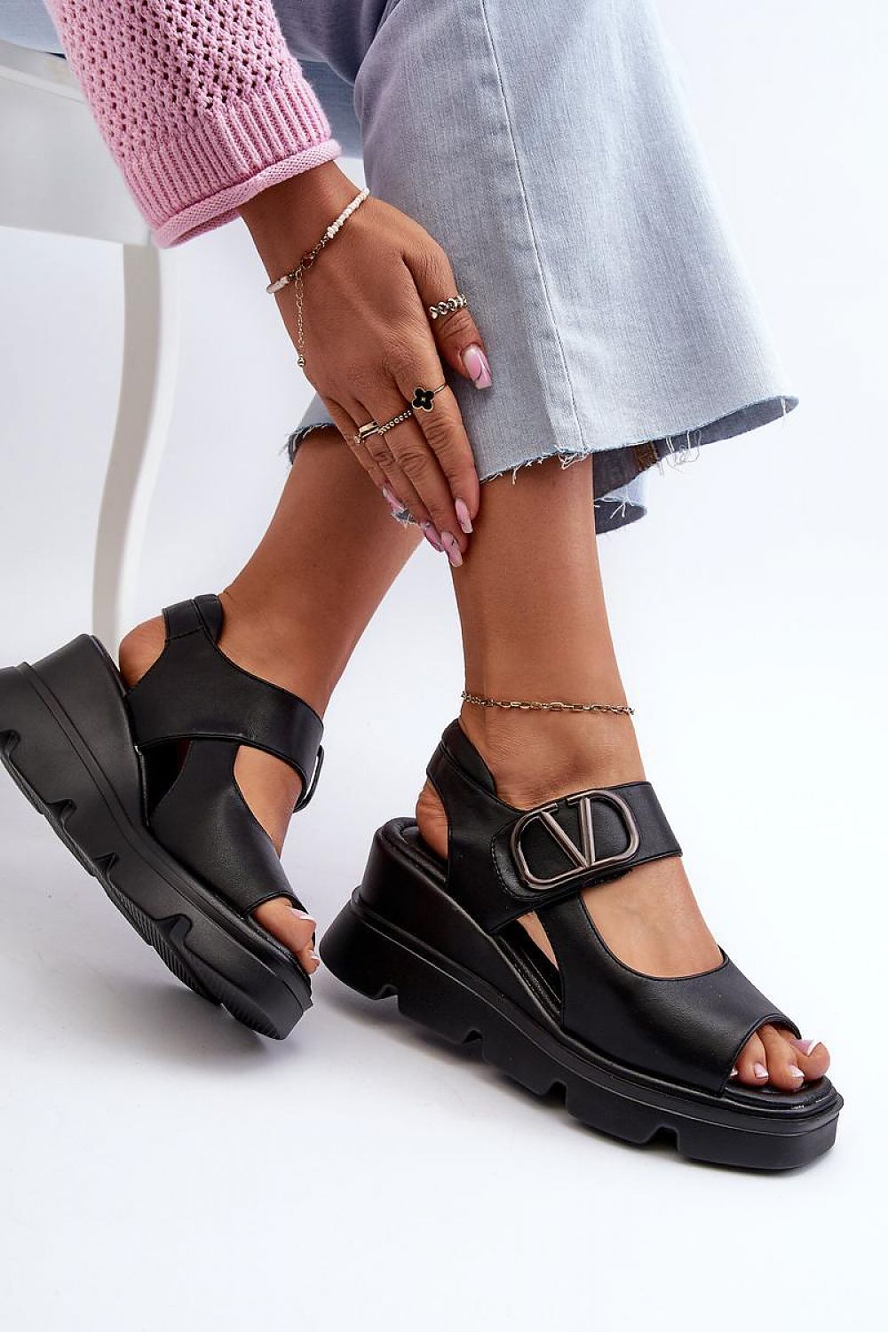 Chic Vinceza eco leather sandals with a soft insole and fashionable design, ideal for luxury summer wear by Step in Style.