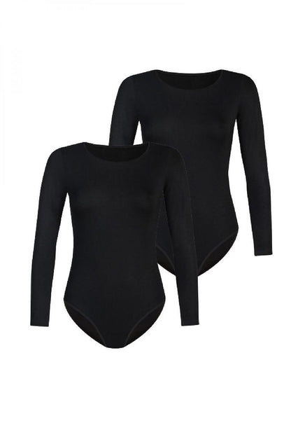 Luxurious women's shapewear bodysuit by Teyli, made from high-quality soft viscose featuring long sleeves for a perfect fit.