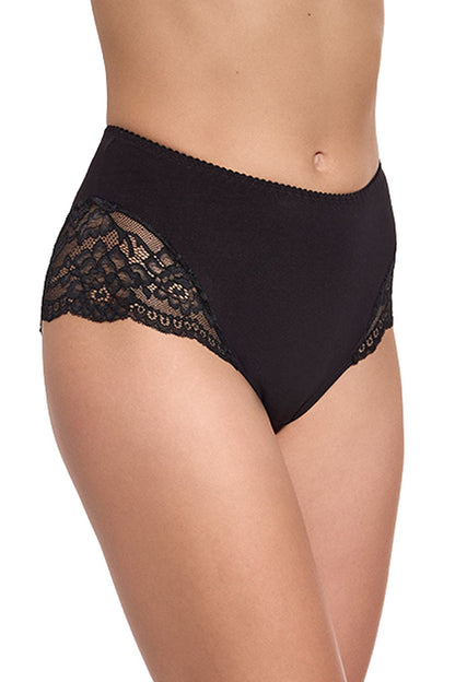 Gabidar Women's Luxury Cotton Lace Basic Panties, elegantly designed with delicate lace detailing, offering exceptional comfort and classic style, perfect for everyday wear.