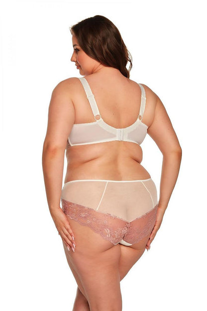 Elegant Lace Embellished Panties by Gaia displayed on a model, emphasizing the perfect fit and stylish design that combines comfort and elegance.