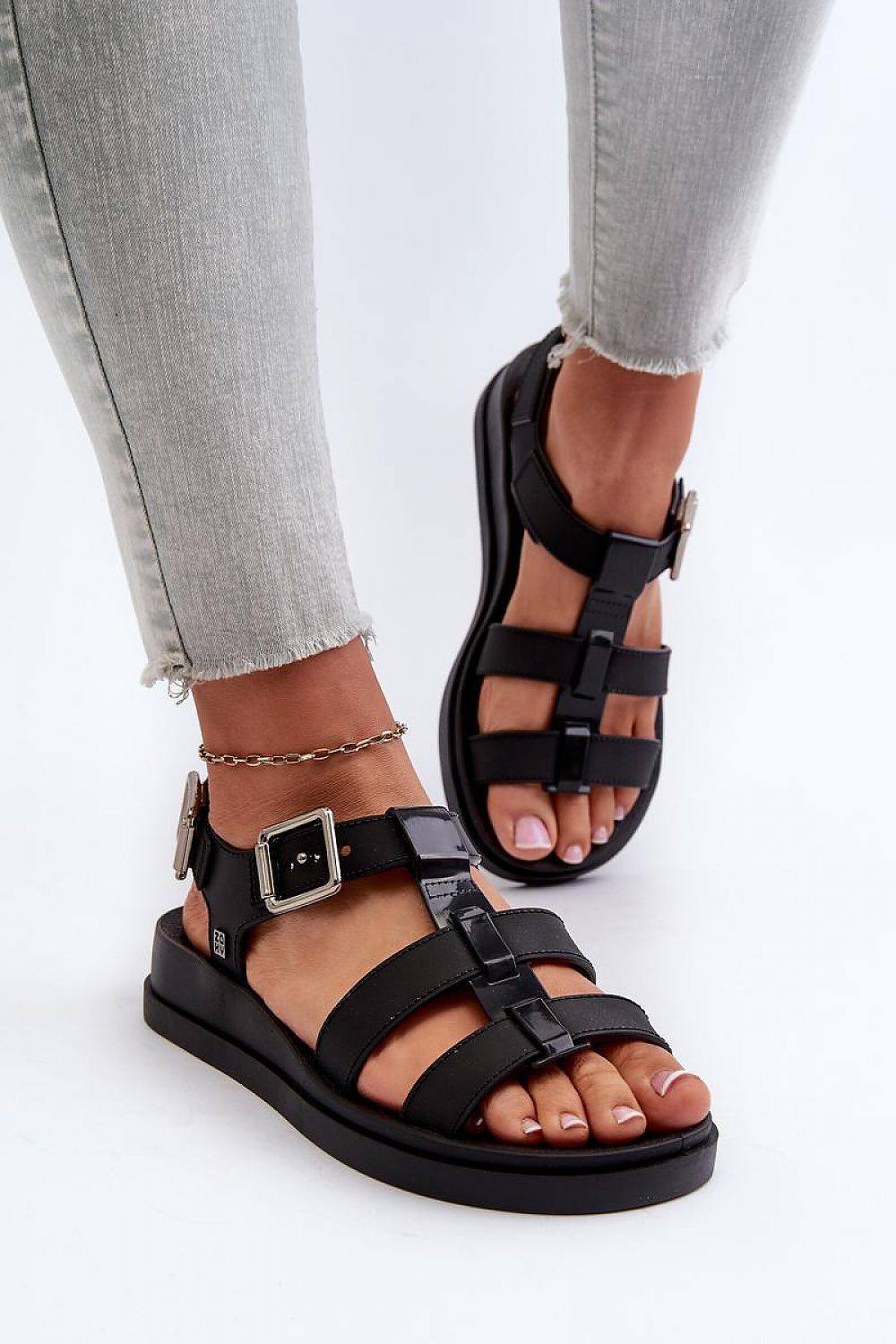 ZAXY Sandals by Step in Style, featuring a chic design with a 4cm heel and 2cm platform, ideal for the environmentally conscious fashionista.