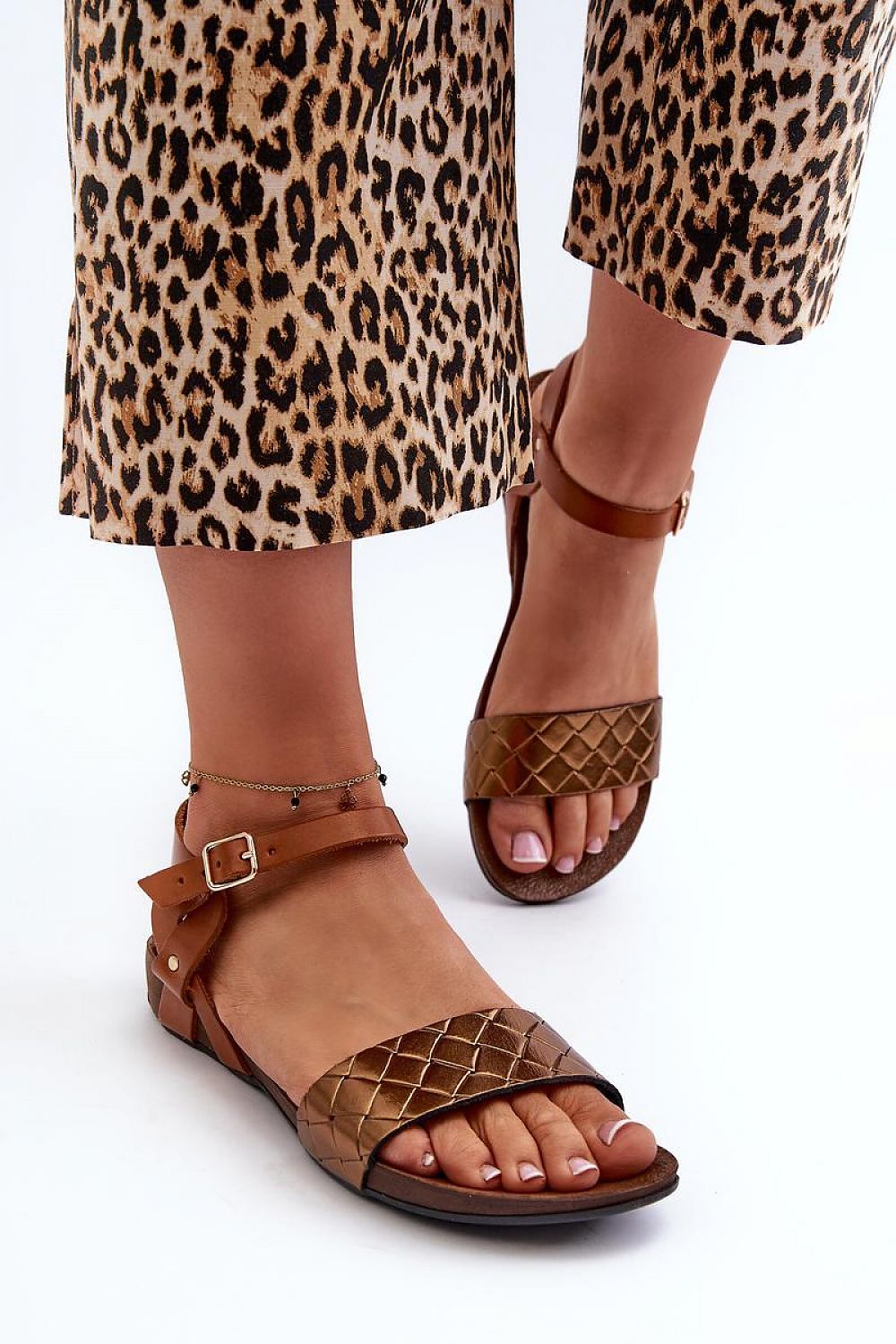 Premium quality adjustable buckle flat sandals for women by Step in Style, combining fashion and comfort for the perfect summer accessory.