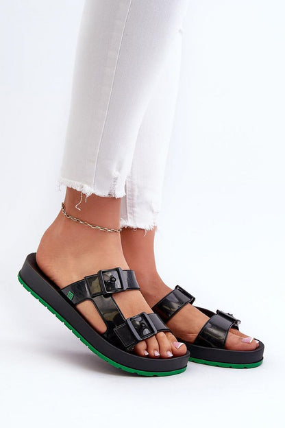 Luxury vegan hypoallergenic flip-flops for women by Step in Style, featuring a fashionable design and a comfortable 2cm sole.