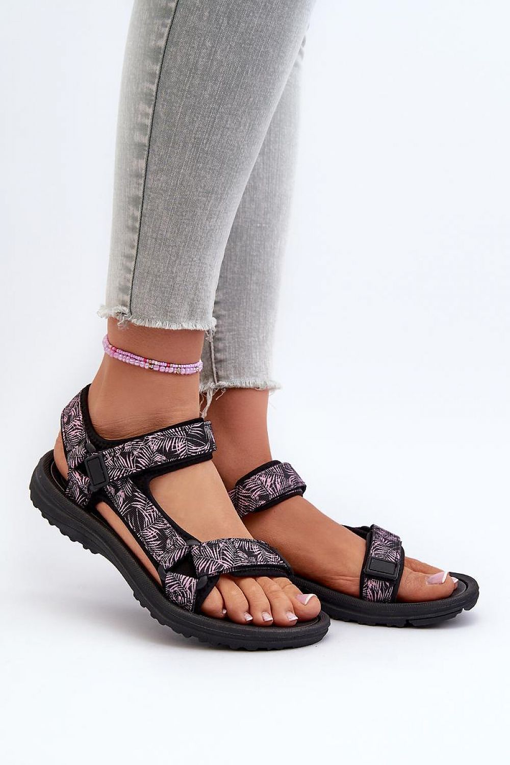 Elegant and stylish lightweight women's sports sandals with velcro fastening by Step in Style, perfect for active outdoor adventures.
