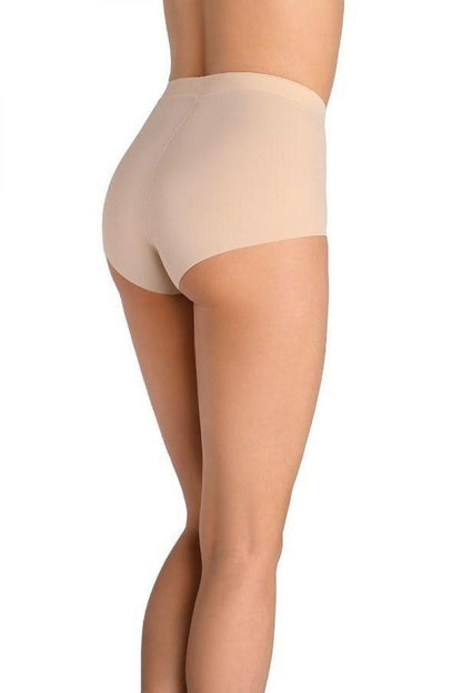 Teyli women's luxury black panties featuring a chic high-waist cut, perfect for wearing under fitted dresses while providing all-day comfort.