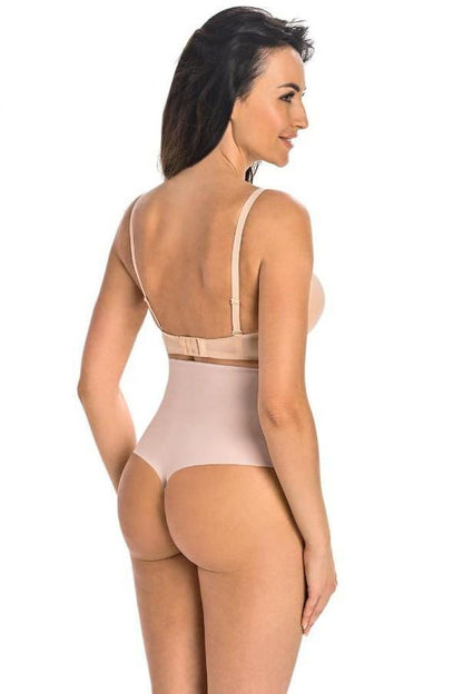 Teyli shaping thong in soft, breathable fabric, combining style and practicality for flawless layering under dresses.