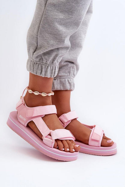 Elevated platform sandals from Big Star for women, perfect for summer fashion and casual strolls by Step in Style.