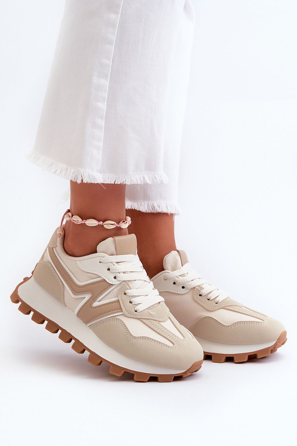 Luxurious women's eco-friendly platform sneakers by Step in Style, featuring a soft foam insole for day-long comfort, enhancing stylish looks with elegance.