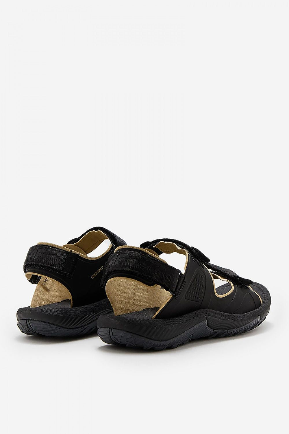 Elegant 4F Women's Sporty Sandals featuring a triple hook-and-loop closure for unrivalled comfort and secure fit, crafted by Step in Style for a luxurious outdoor experience.