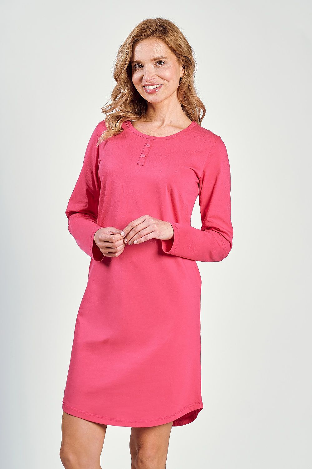 Luxurious Taro nightgown showcasing a semi-circular hem and soft fabric, perfect for ultimate relaxation and chic evening wear.