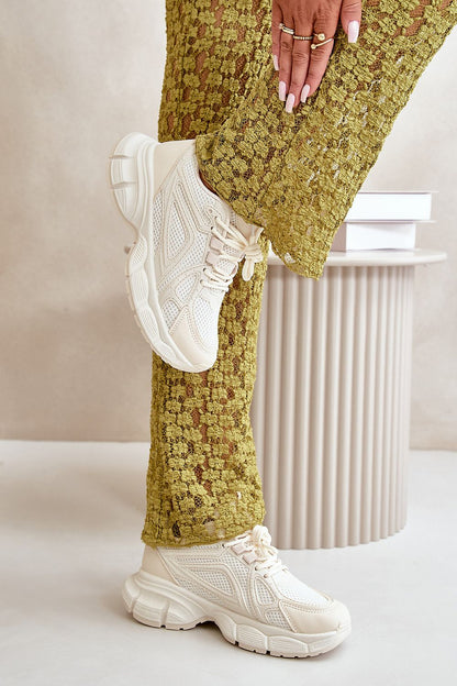 Stylish and comfortable Classic Women's Sneakers from Step in Style, featuring a sleek eco leather design and a supportive 3.5 cm platform.