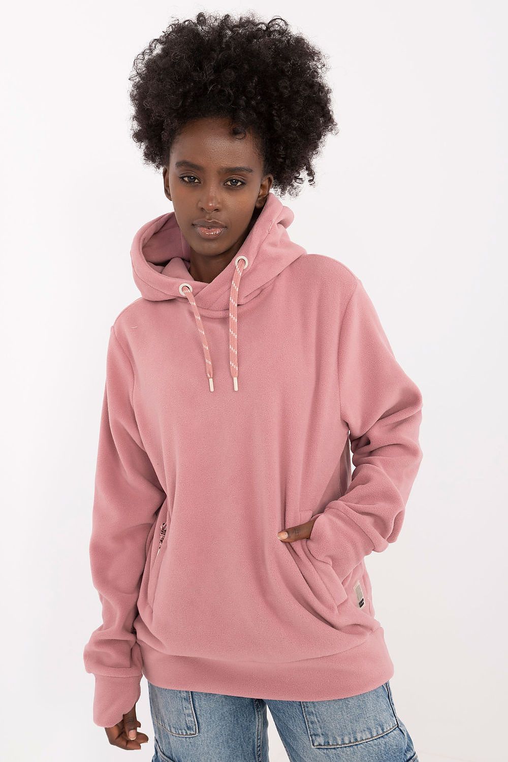 Ladies Sublevel Insulated Hoodie featuring zippered pockets, perfect for stylish warmth on cooler days. Luxurious design and optimal comfort.