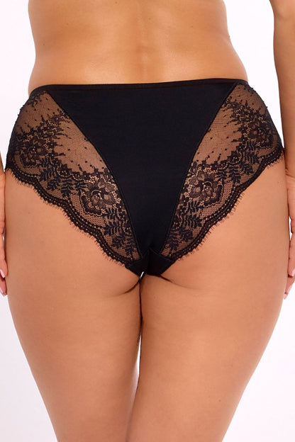 Luxurious Gaia Lace Embellished Comfort Panties available in sizes S to XXXXl, demonstrating a perfect blend of elegance and everyday comfort.