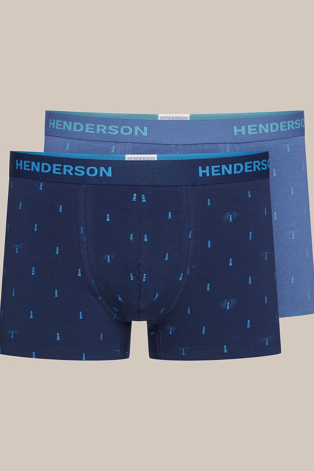 Luxurious Henderson Joy Men's Cotton Boxers 5-Pack featuring a comfortable fit with wide waistband and longer legs, designed for ultimate comfort and style.