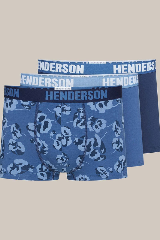 Henderson Jarl Men's Boxer Set in luxurious cotton, showcasing a pack of 3 for premium comfort and elegance.