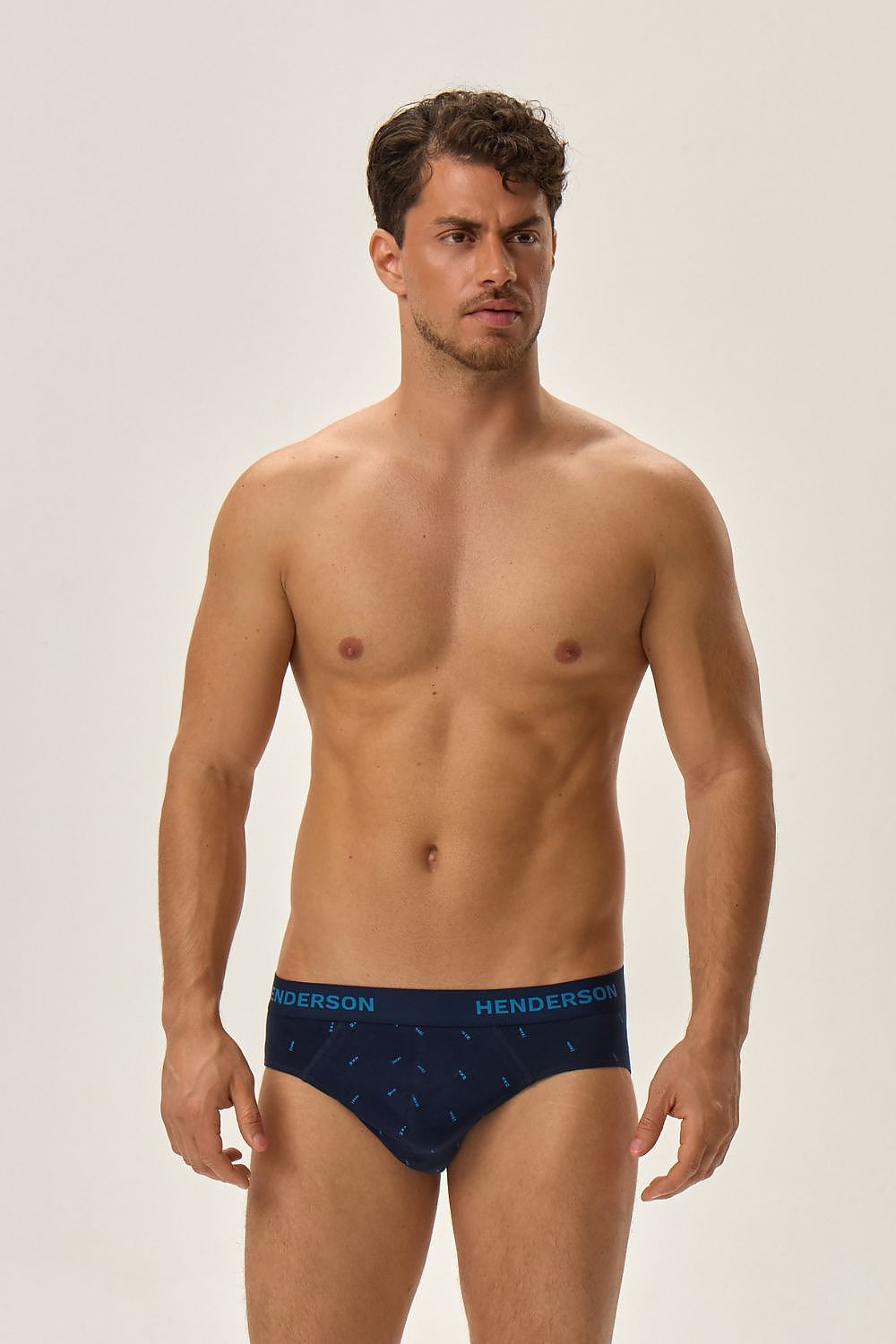 Stylish Henderson Joy Cotton Briefs showcasing unique lighthouse pattern, crafted from soft cotton fabric for ultimate breathability and comfort.