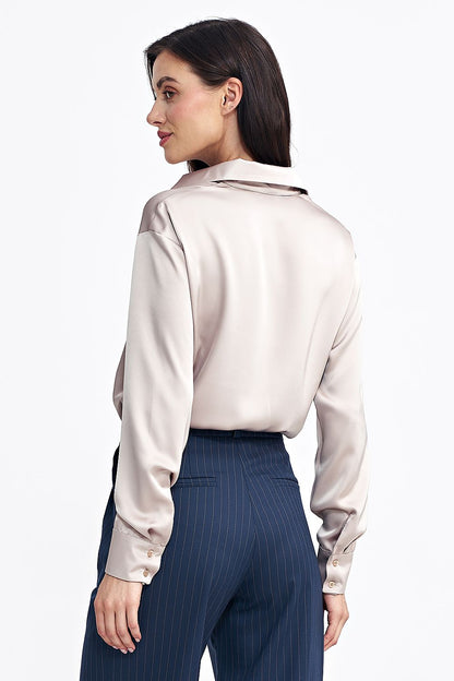 Nife's understated satin-like body with elastic panty fit, ensuring perfect silhouette fit and everyday comfort.